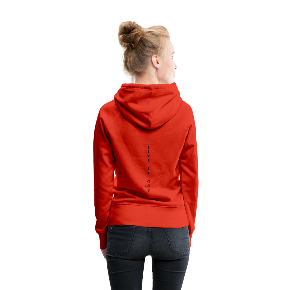LIVE FREE Women’s Premium Hoodie - red