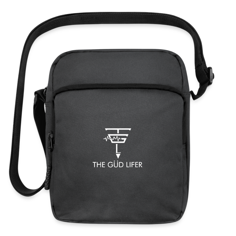 Upright Crossbody Bag - charcoal grey