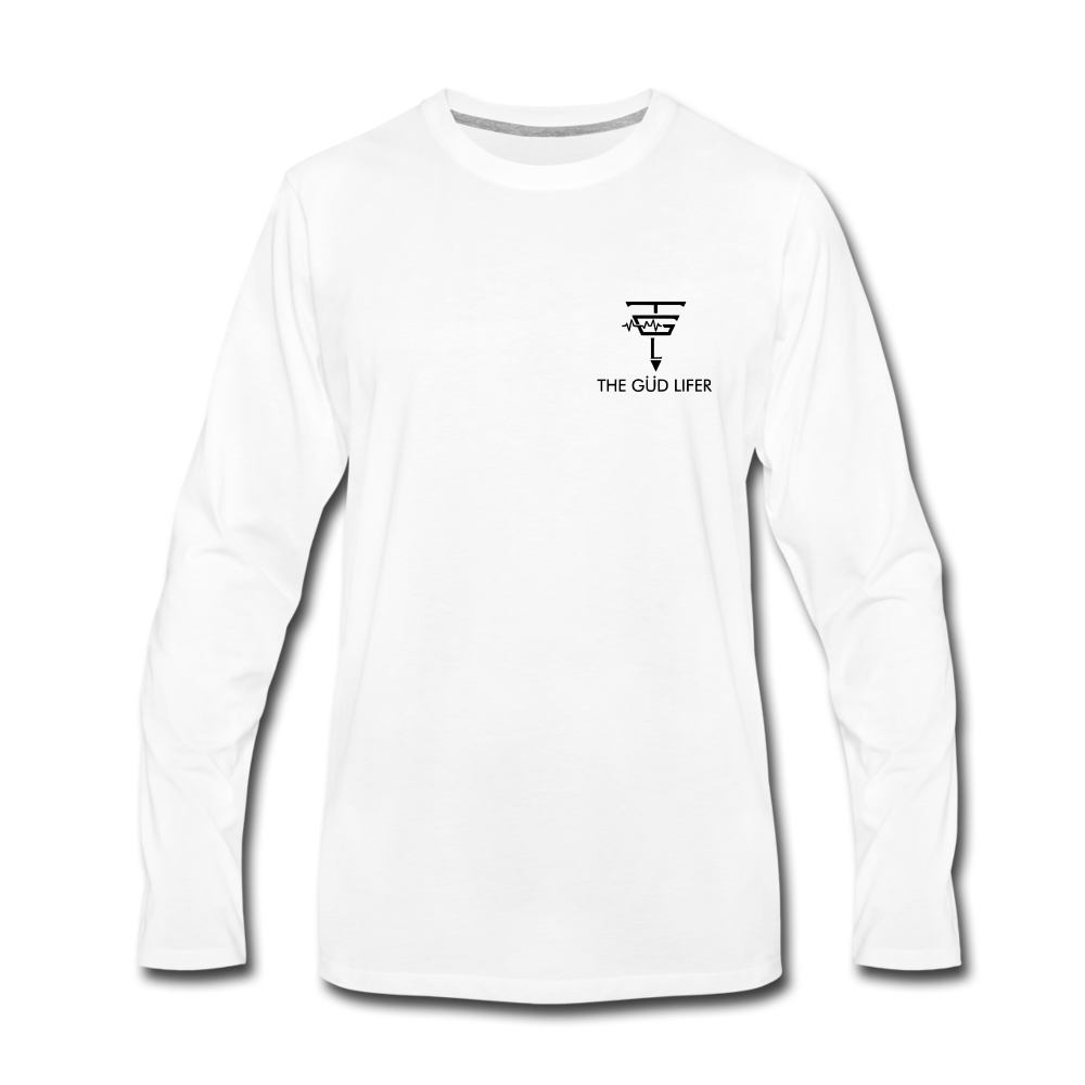Men's Premium Long Sleeve T-Shirt - white