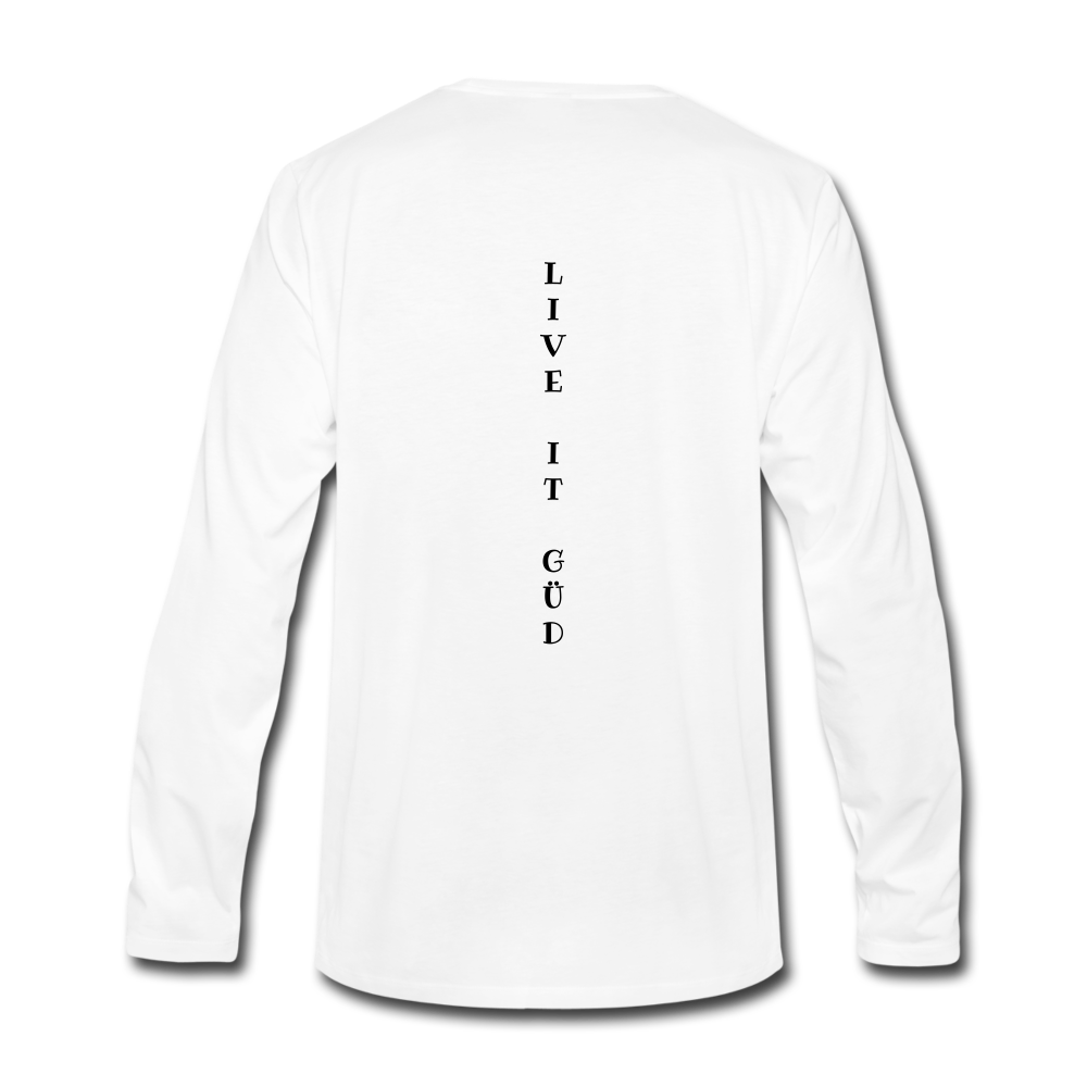 Men's Premium Long Sleeve T-Shirt - white