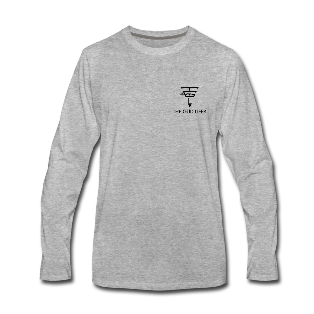 Men's Premium Long Sleeve T-Shirt - heather gray