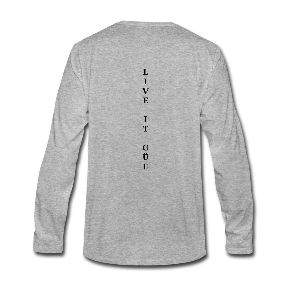 Men's Premium Long Sleeve T-Shirt - heather gray