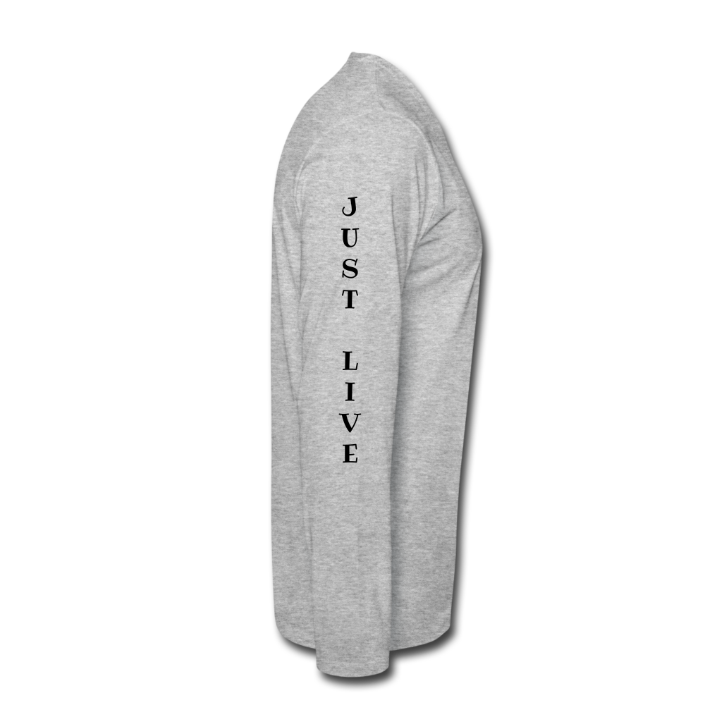 Men's Premium Long Sleeve T-Shirt - heather gray