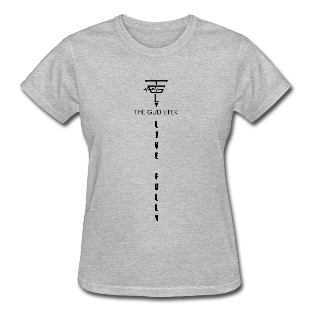 Gildan Ultra Cotton Ladies T-Shirt - heather gray