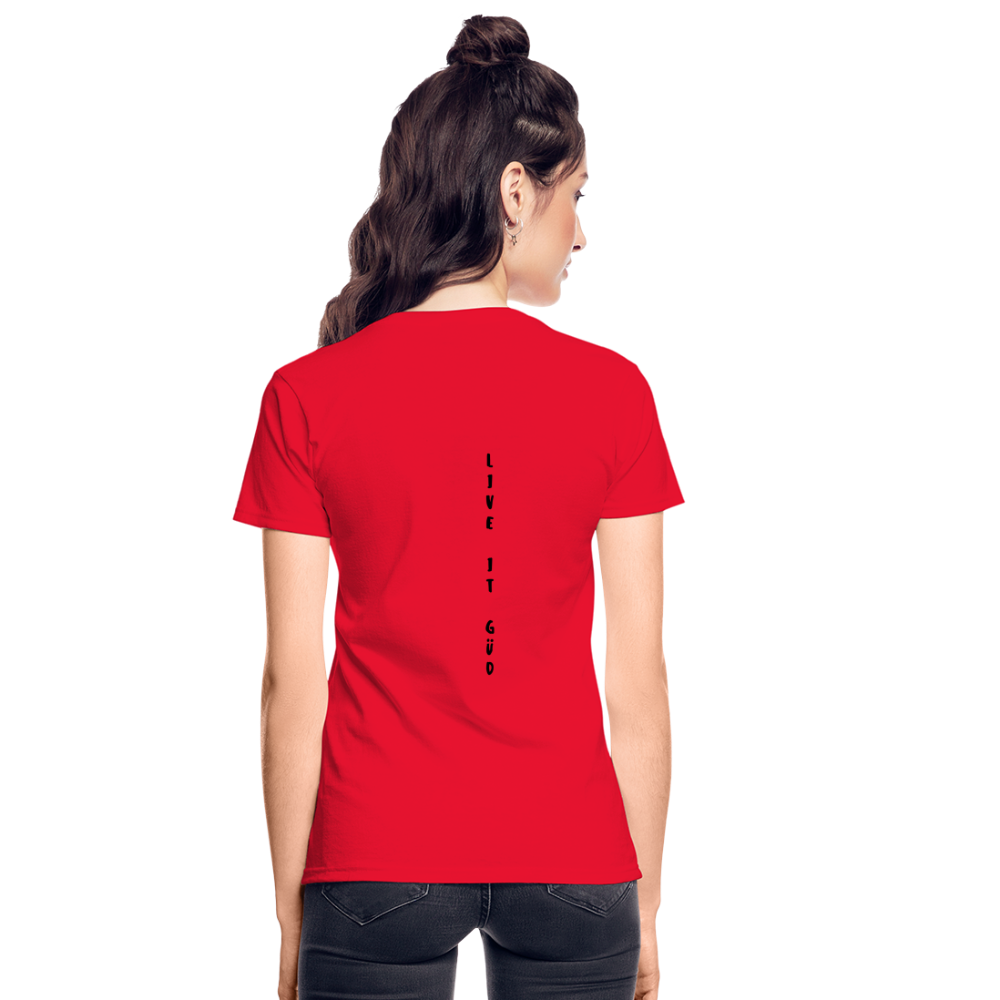 Gildan Ultra Cotton Ladies T-Shirt - red
