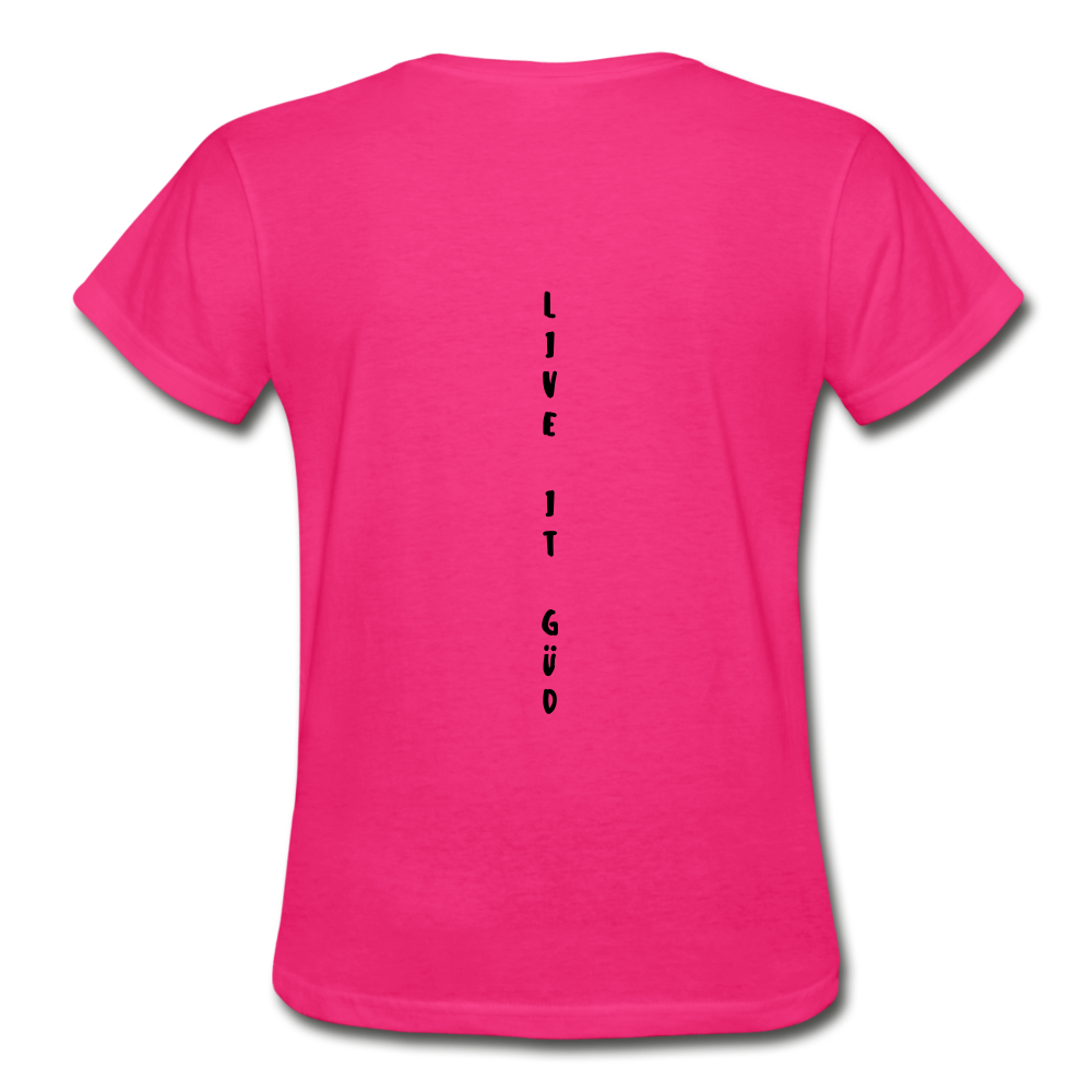 Gildan Ultra Cotton Ladies T-Shirt - fuchsia
