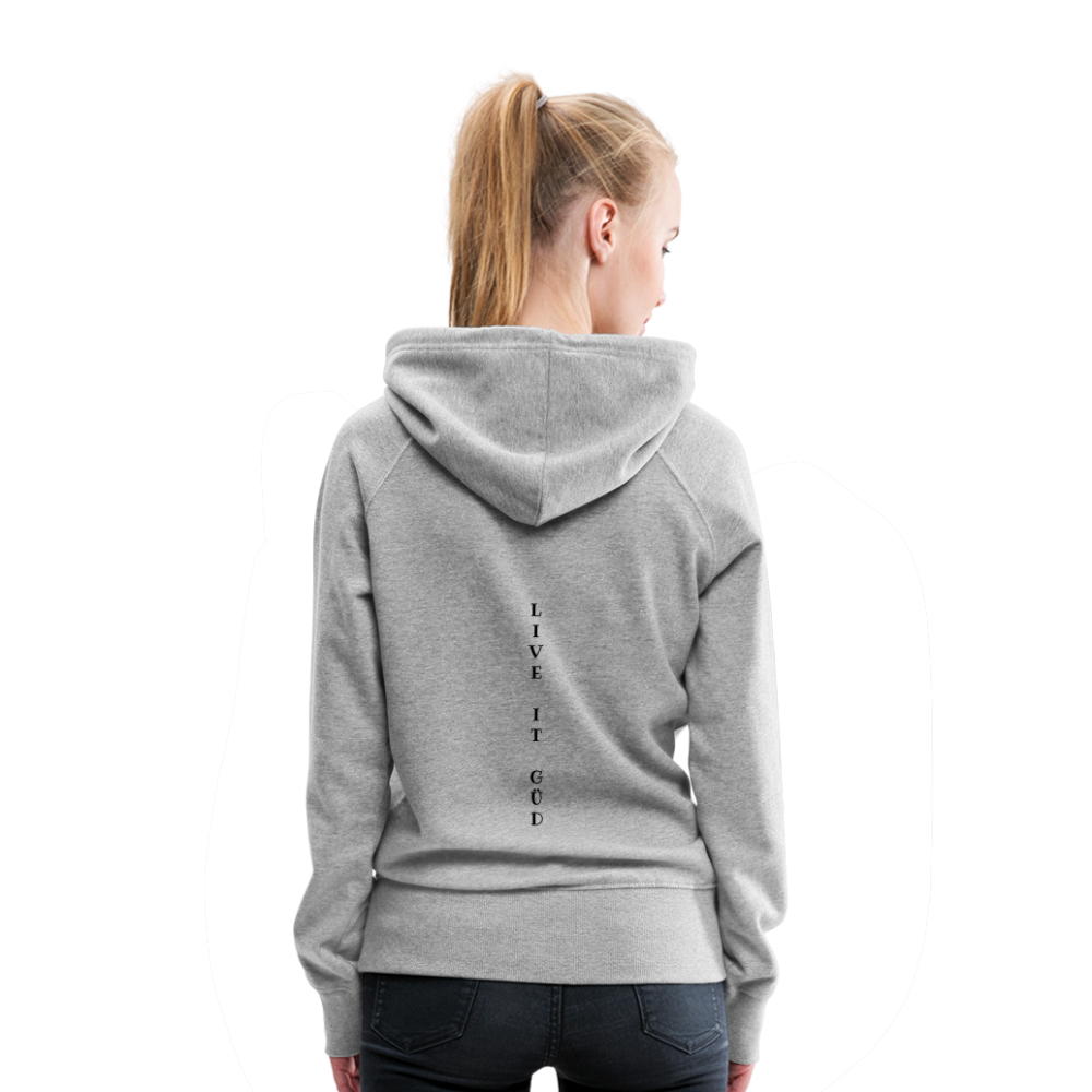 LIVE FREE Women’s Premium Hoodie - heather grey