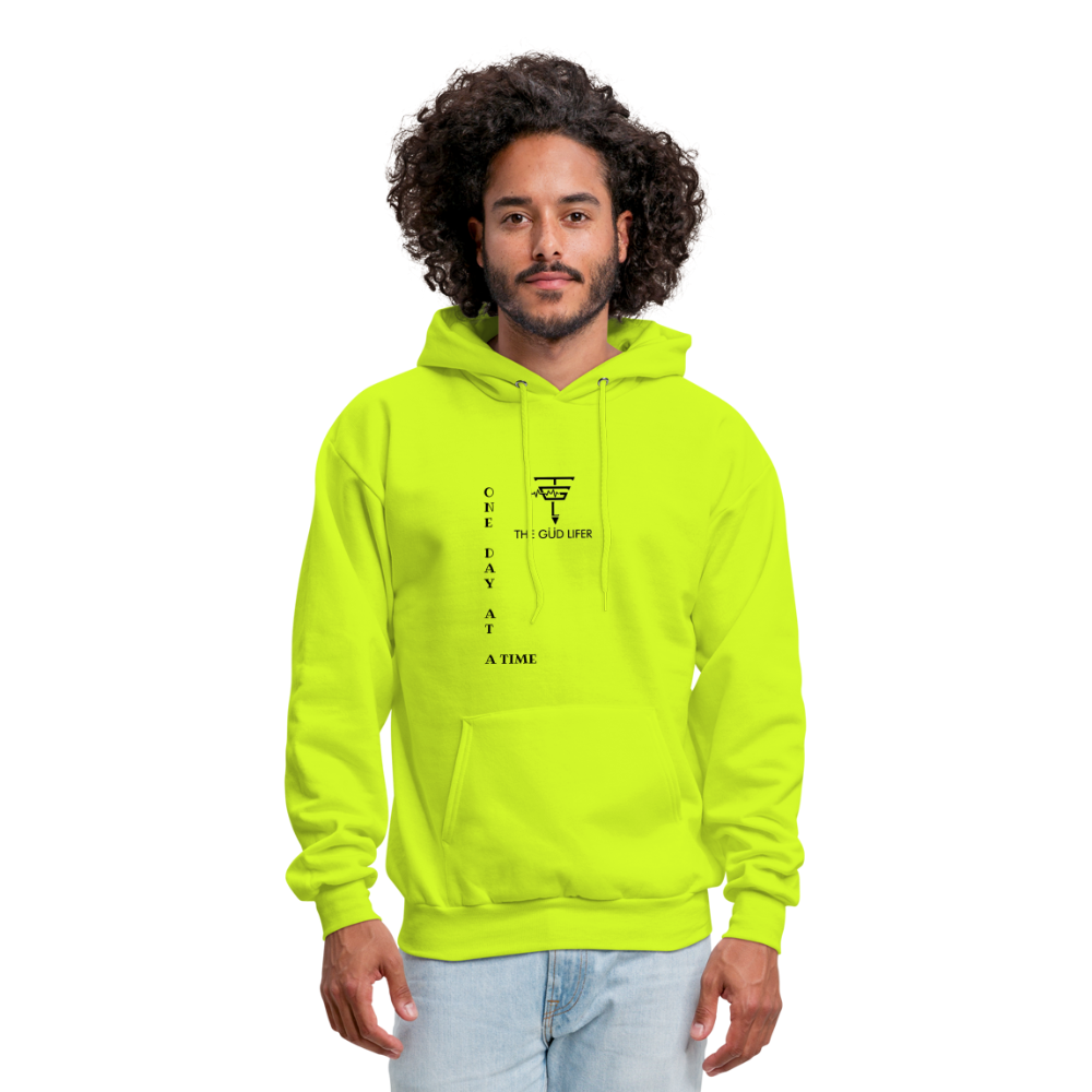 Men's Hoodie - safety green