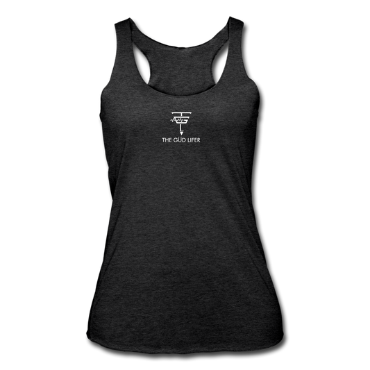 Women’s Tri-Blend Racerback Tank - heather black