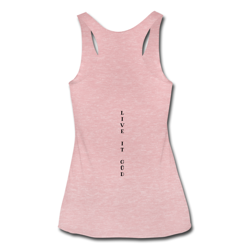 Women’s Tri-Blend Racerback Tank - heather dusty rose