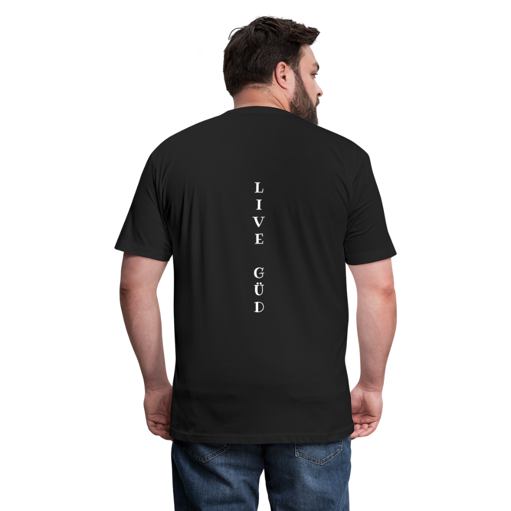 Fitted Cotton/Poly T-Shirt by Next Level - black