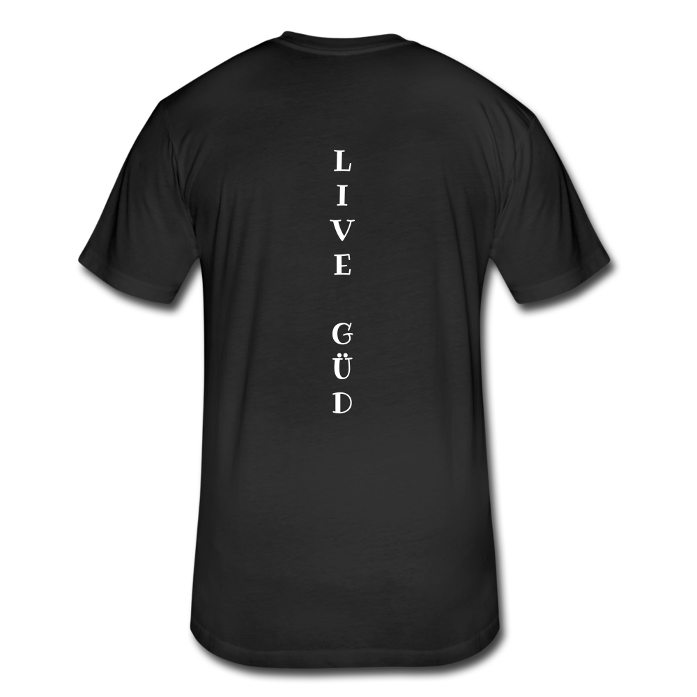 Fitted Cotton/Poly T-Shirt by Next Level - black