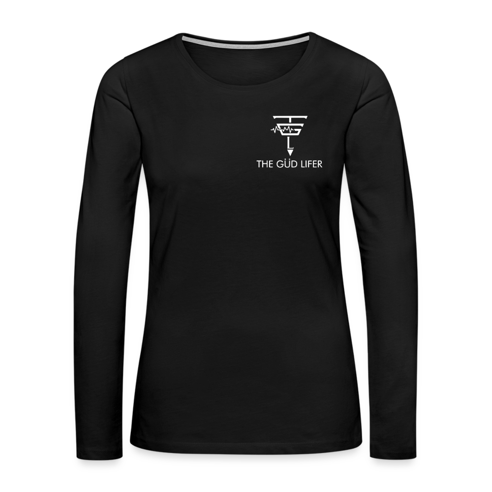 Women's Premium Long Sleeve T-Shirt - black