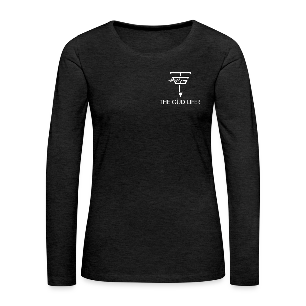 Women's Premium Long Sleeve T-Shirt - charcoal grey
