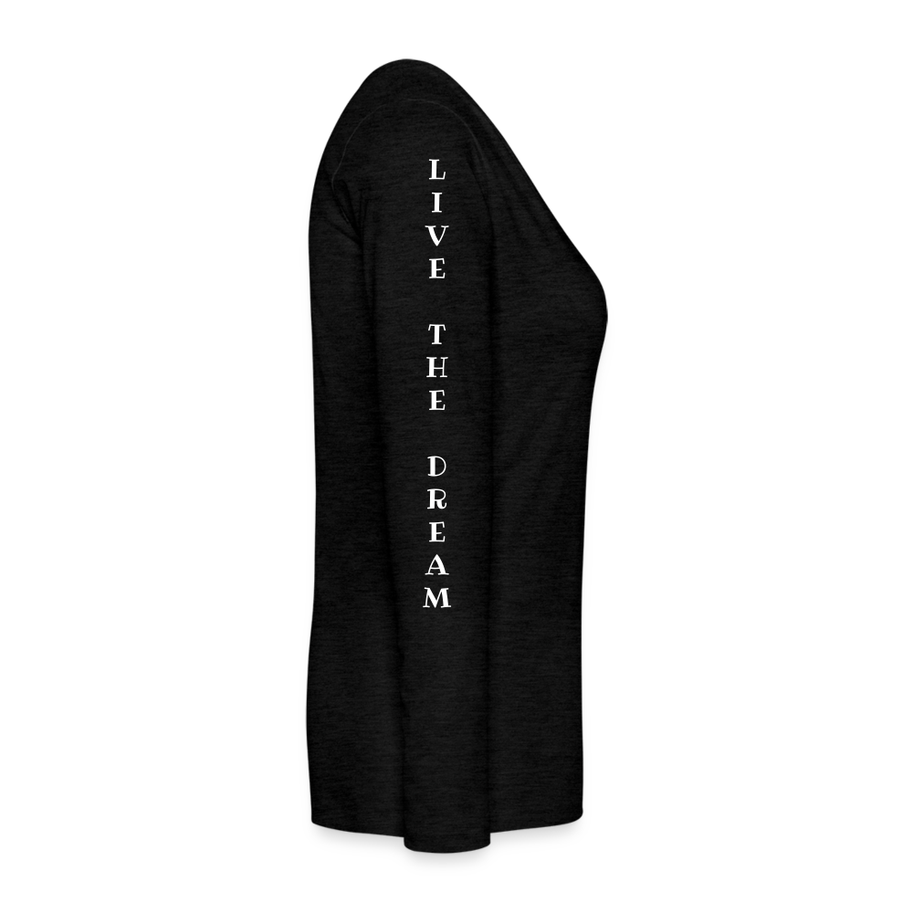 Women's Premium Long Sleeve T-Shirt - charcoal grey
