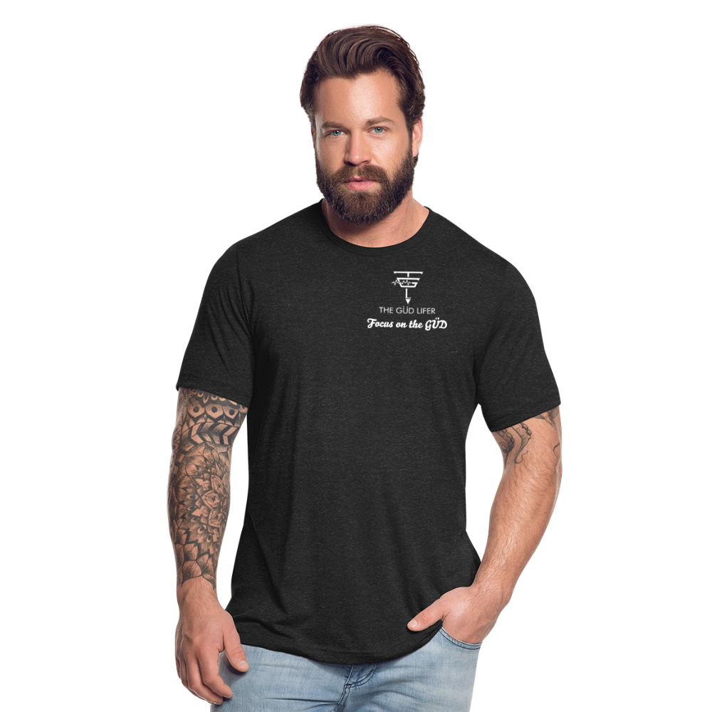 Unisex Tri-Blend T-Shirt - heather black