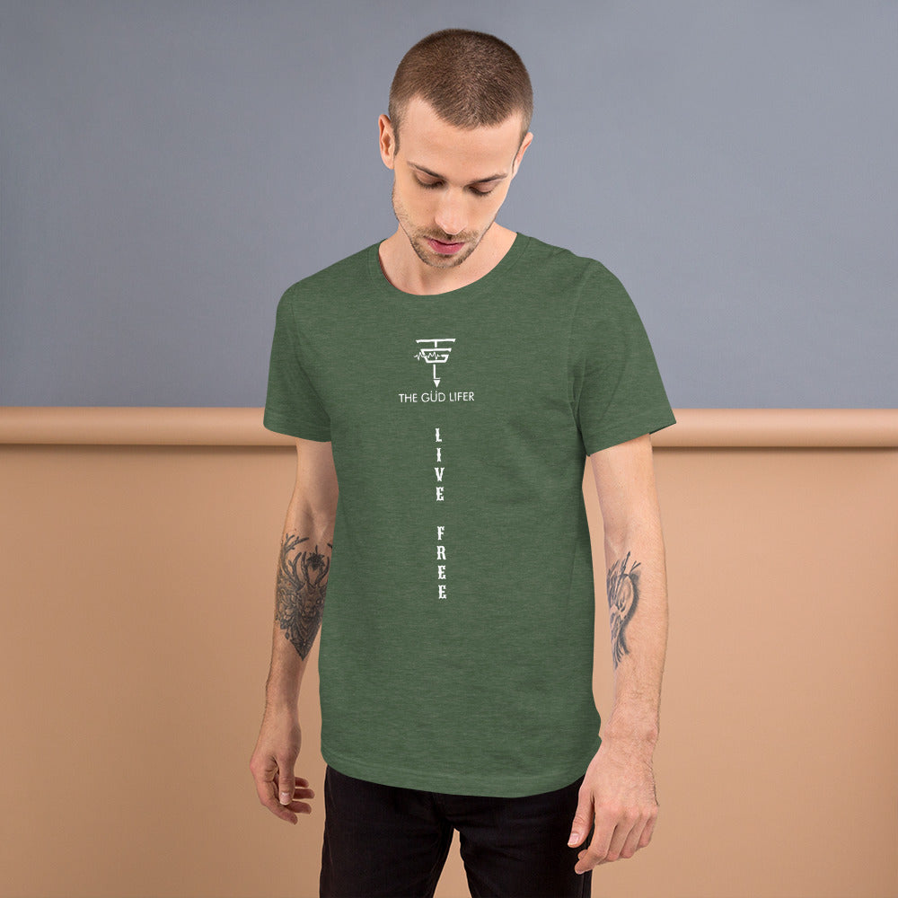 LIVE FREE Short-Sleeve Unisex T-Shirt