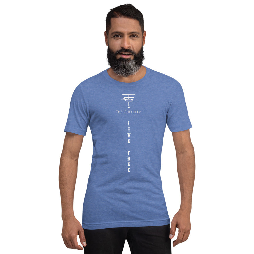 LIVE FREE Short-Sleeve Unisex T-Shirt