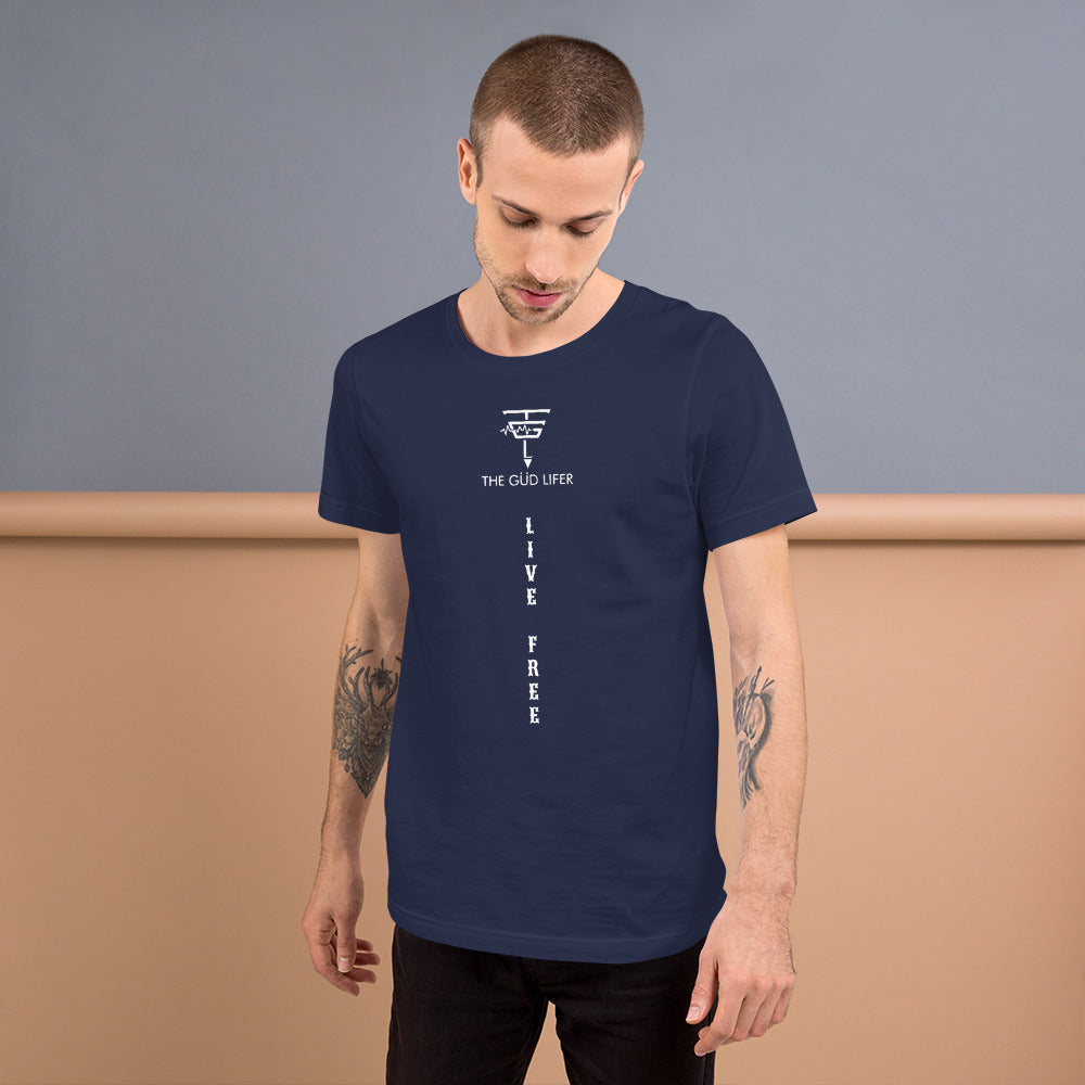 LIVE FREE Short-Sleeve Unisex T-Shirt